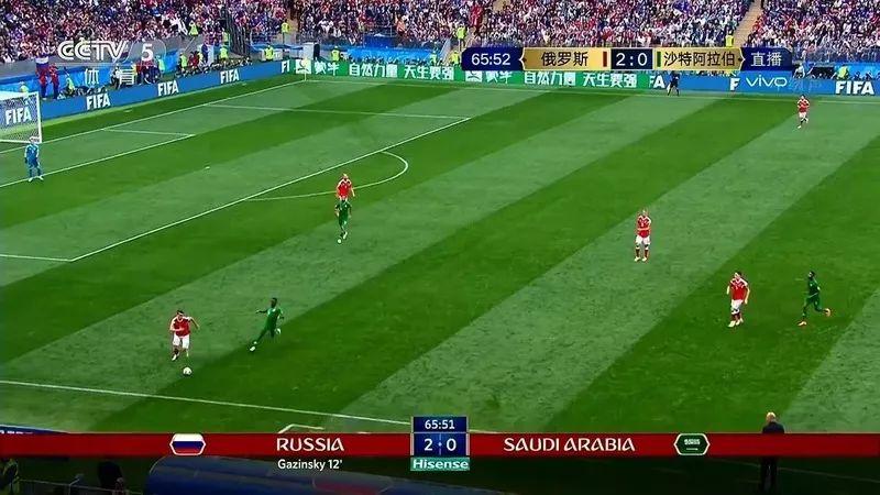 蒙牛的广告,vivo的计时条露出和海信的比分条露出.