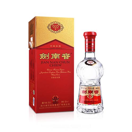 酒仙网 剑南春52度 500ml 浓香型白酒