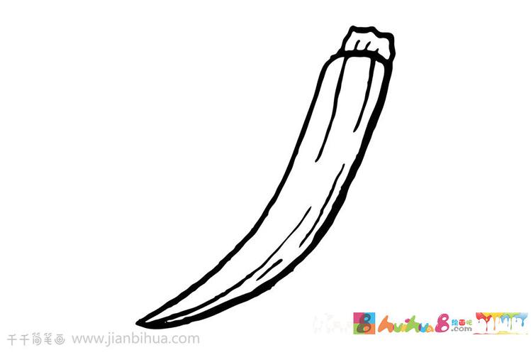 秋葵简笔画怎么画