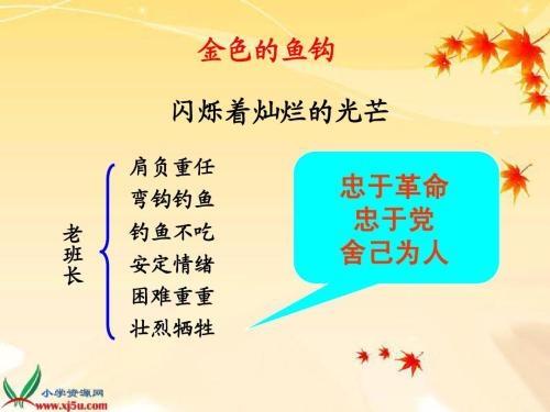 金色的鱼钩是手抄报 金色的秋天手抄报