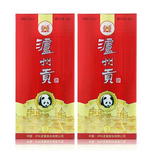 [2瓶装]泸州老窖股份泸州贡a5白酒 52度480ml*2瓶【价格 图片 品牌