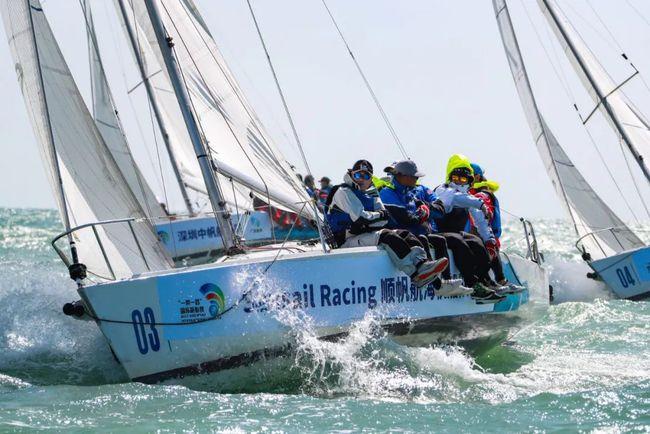 2021一带一路国际帆船赛中国北海站扬帆起航高清精彩瞬间