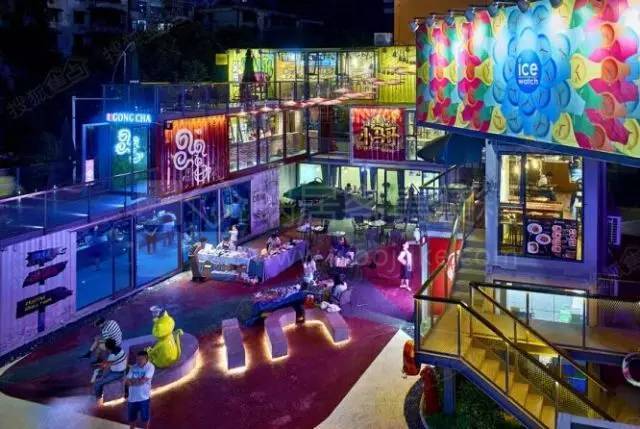 集装箱商业街设计欣赏,综合性文化集装箱购物中心