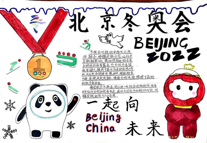 冬奥会手抄报简单又好看的模板内容