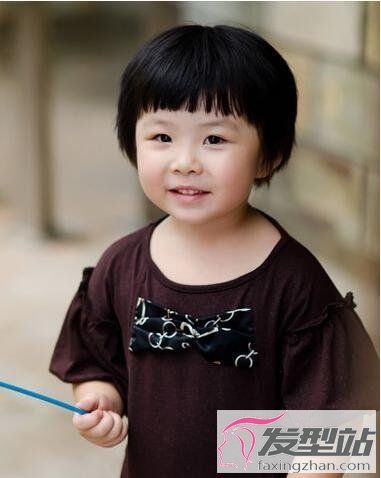 几十款小女孩发型短发 非常可爱的女童短发图片