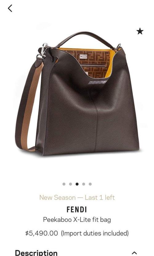 fendi peekaboo x-lite (men"s)