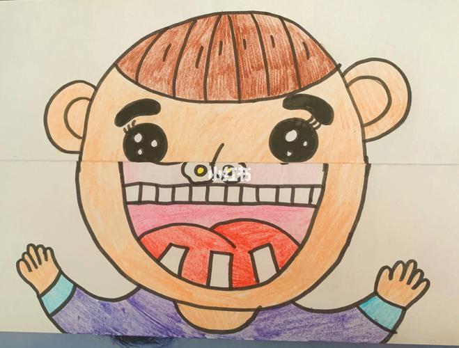 创意折纸张大嘴巴吃零食食物儿童卡通简笔画_卡通_零食_简笔画_灵魂画