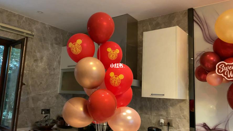 湖州客厅结婚气球布置结婚餐厅怎么布置气球_气球_婚姻_餐厅_客厅