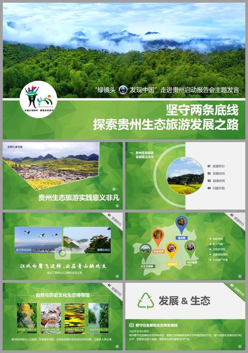 生态旅游发展ppt模板