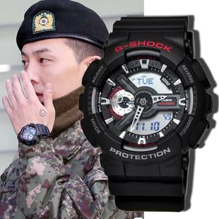 shockgd退伍权志龙款运动男士卡西欧手表腕表ga110