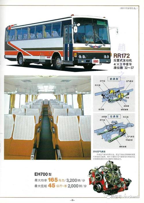 上世纪80年代日野客车国内销售产品综合样本
