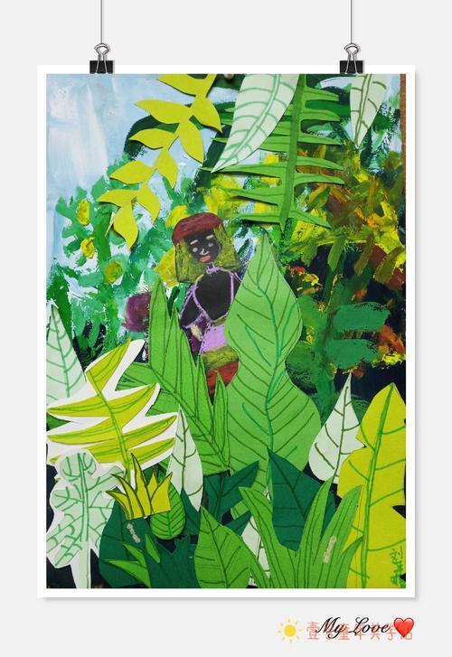 学习卢梭创作的热带雨林