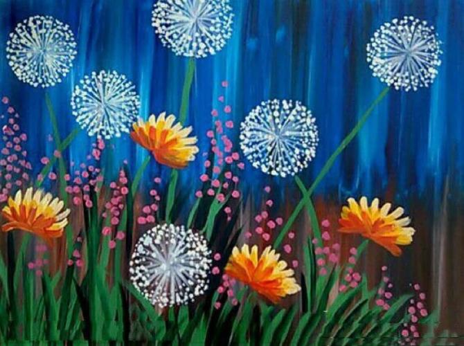 别人家的创意美术儿童画水粉