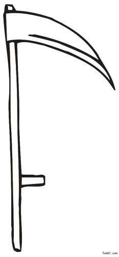 乐器农具简笔画