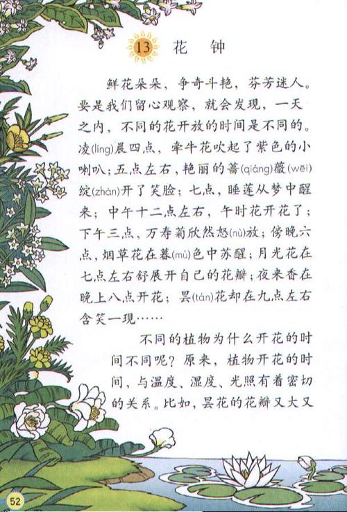 13《花钟》_我们的青苹果乐园_新浪博客