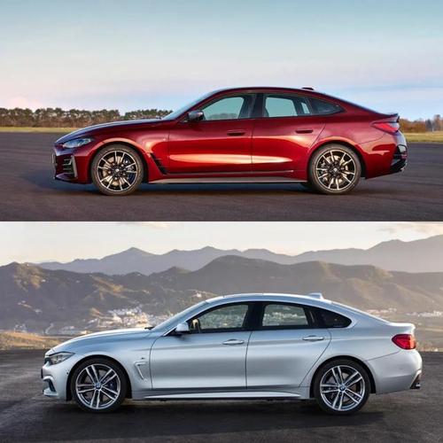 新老宝马4系四门轿跑面对面,你开始喜欢大嘴格栅了吗?