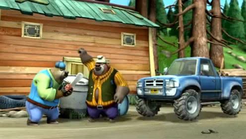 两狗熊变身拆迁专业户,光头强居然在做美梦,笑岔气!