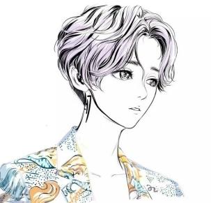 鹿晗动漫头像全身