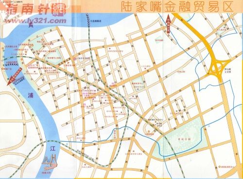 陆家嘴金融贸易区地图高清版大地图