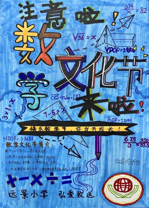 远景小学"数学文化节"名片设计评选活动之三——五,六