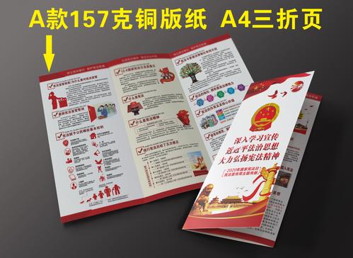 2020年国家宪法日主题宣传手册2020年宪法宣传周宣传单彩页宪法日宣传