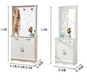 北欧进门玄关隔断柜60公分宽 镂空入户鞋柜双面客厅60宽屏风