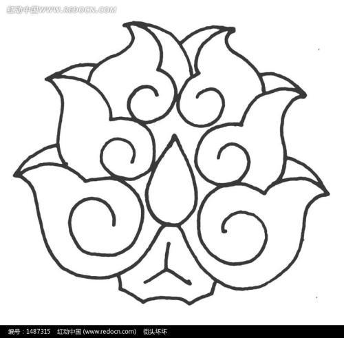 抽象纹样简笔画