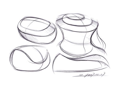 2017产品设计手绘2月一日一画