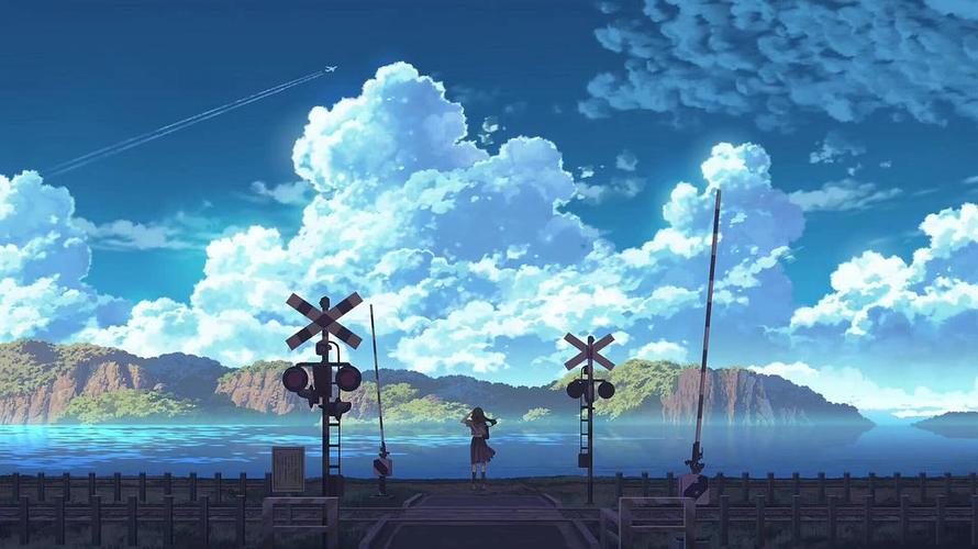 精致唯美的动漫天空场景高清壁纸