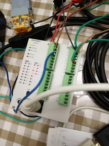 台达dvp28sv11plc控制台达b2伺服接线及程序说明