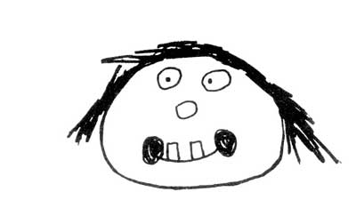 图2  《丑陋的自己》,5岁,女孩