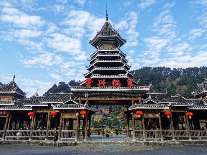 新年的第一天就待在黎平肇兴侗寨.