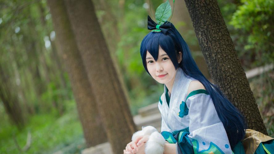 阴阳师萤草cos壁纸