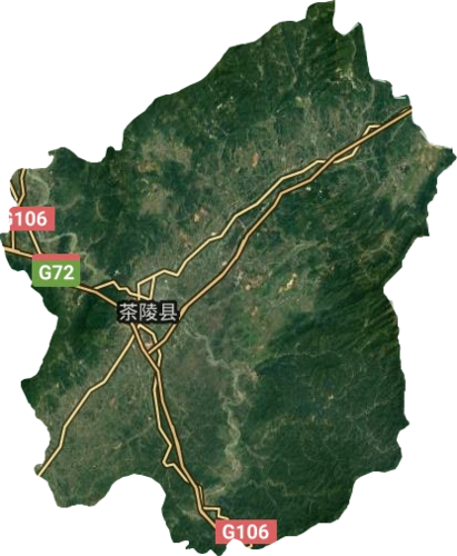 茶陵县高清卫星地图,茶陵县高清谷歌卫星地图