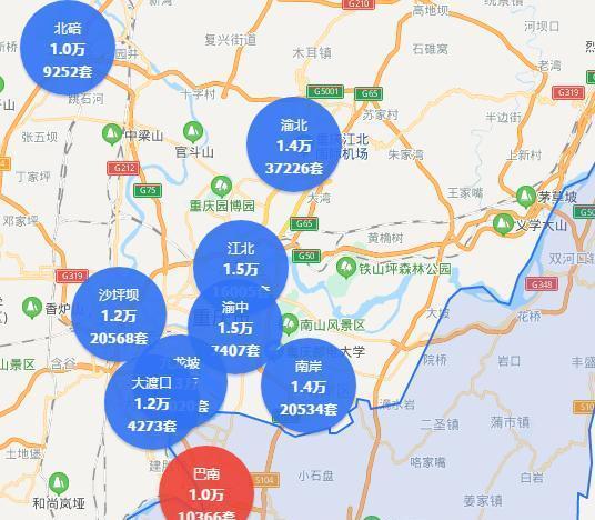 重庆哪个区房价比较低?什么原因?重庆哪个区域消费相对比较低?