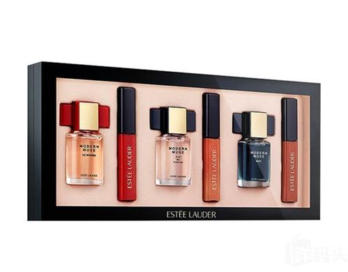 estee lauder雅诗兰黛圣诞限量香水与唇彩 6件套装香水每瓶4ml