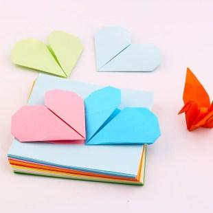手工折纸彩纸大张折纸纸双面折纸手工纸晨光正方形双色彩色纸儿童
