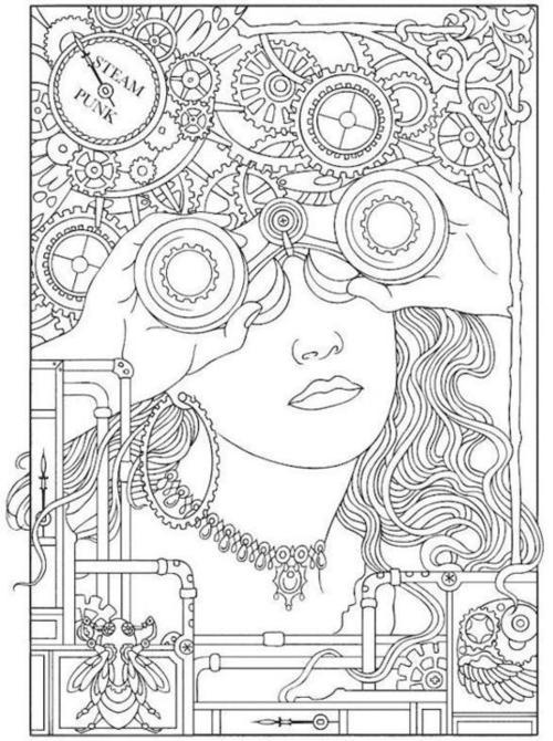 复杂齿轮简笔画