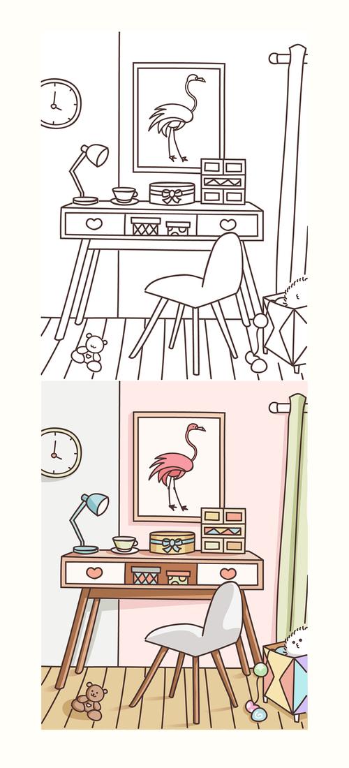 卧室一角