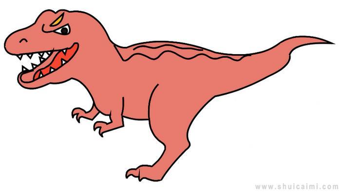特暴龙简笔画怎么画特暴龙简笔画顺序