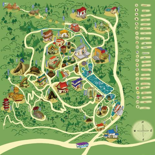 罗浮山旅游文化地图及衍生产品设计