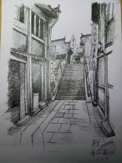 写生作业——安徽宏村