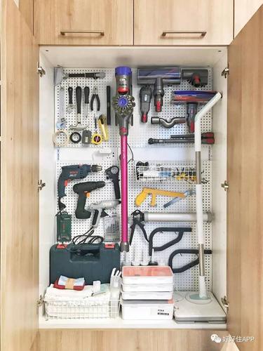 收纳点6: 联通了电源的工具柜