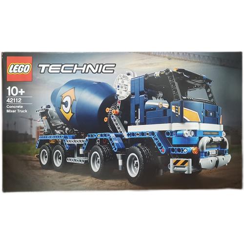 lego科技系列乐高42112混泥土搅拌运输车男孩子益智积木玩具收藏