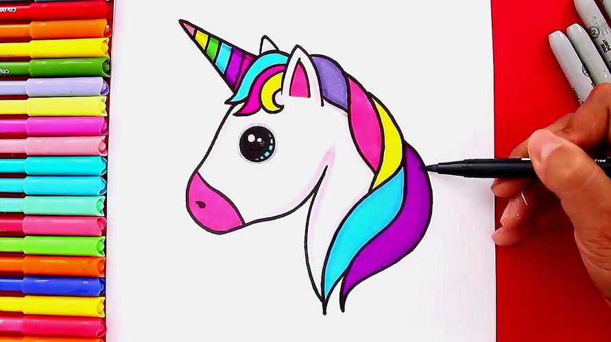 独角兽简笔画怎么画