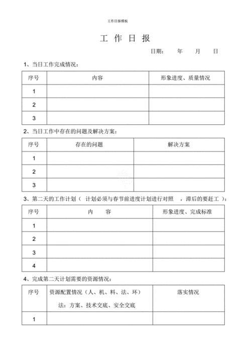 工作日报模板.pdf 3页