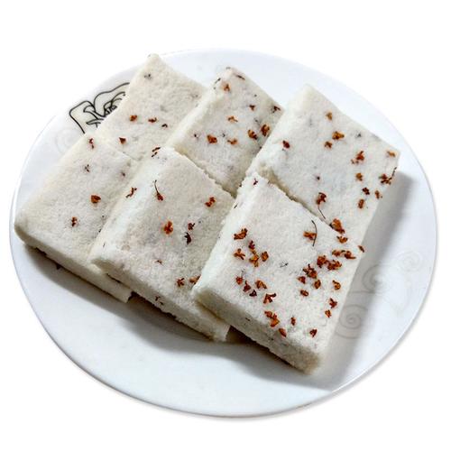 包邮温州传统老式手工茯苓糕桂花糕美食蒸米糕点茶点心零食300克