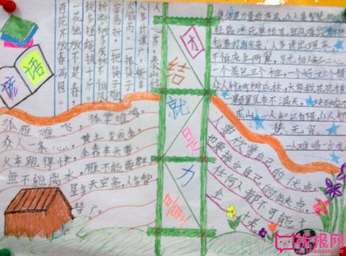 团结的力量无限大,团结友爱手抄报