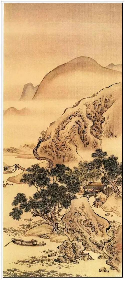 清朝中期袁江二十四幅精品山水绘画作品赏析