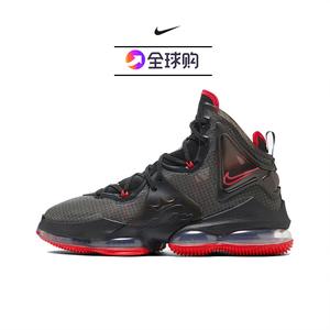 耐克nike lebron 19詹姆斯19减震气垫黑红男子耐磨实战高帮篮球鞋